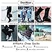 EnerWear 10P Pack Men's Cotton Moisture Wicking Heavy Cushion Crew Socks (10-13/shoe size 6-12 (10 Pair), Black)