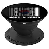 Made in Korea South Korean Flag Barcode Design