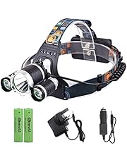 Siuyiu 6000LM XM-L XML 3T6 Ricaricabile proiettori a LED Lampada Frontale Torcia per Gli Sport Esterni