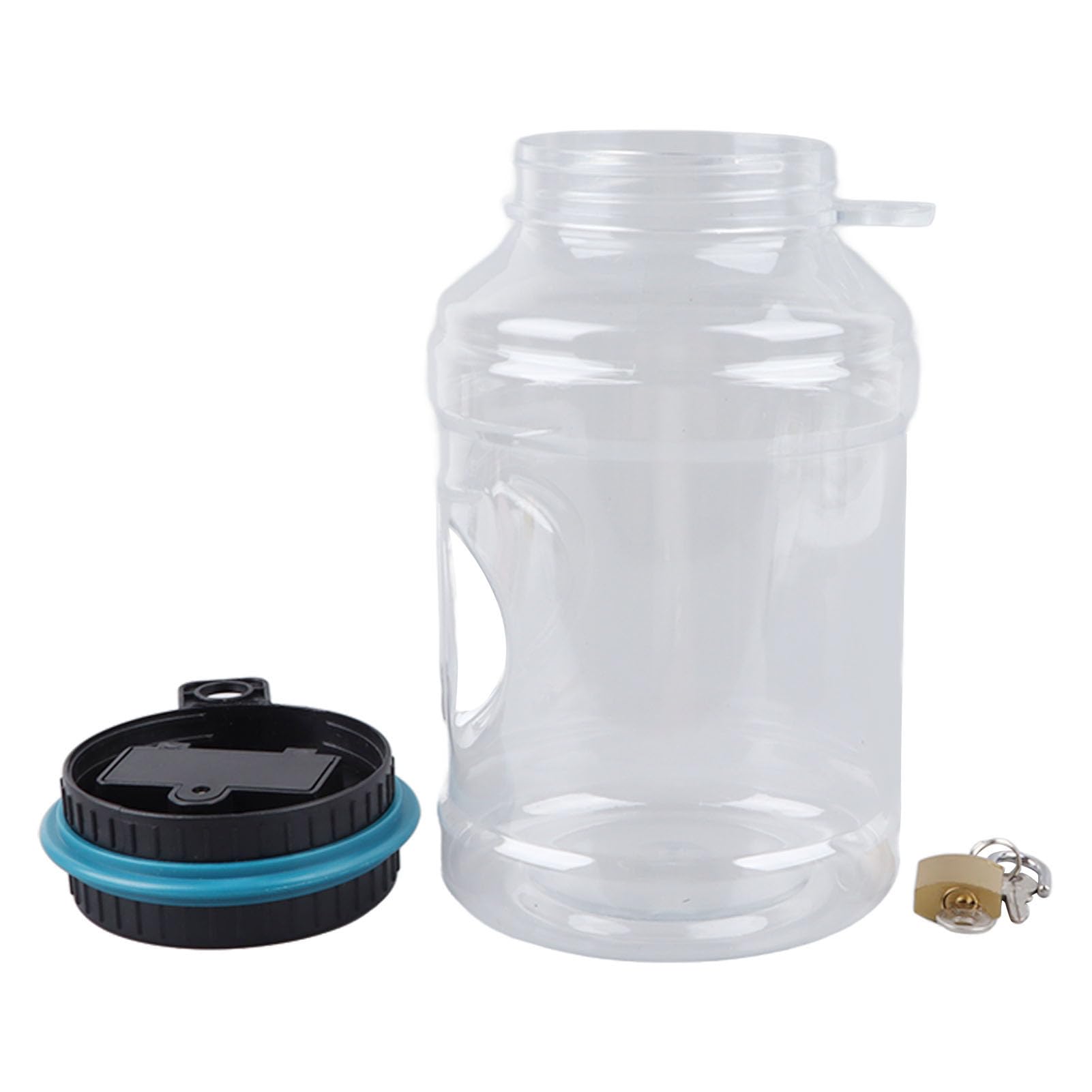 ANGGREK Coin Piggy Bank Saving Jar, Large Piggy Bank Accurate Counting Sturdy for Children