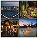 Tingyuan Solar Torch Lights Upgraded 96 LED 45 Tiki Torches Outdoor Waterproof Flame Torch Lights for Landscape Decorï¼ˆ2 PACKï¼‰