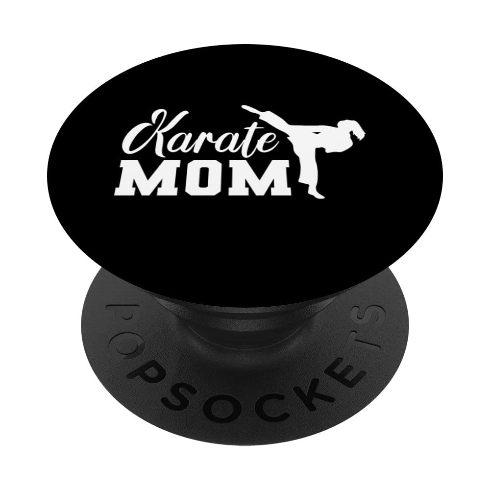 Karate Mom Coach Fighter Martial Arts Belt PopSockets Swappable PopGrip