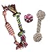 Puppy Chew Teething Rope Toys Set, Mini Dental Pack For Small To Medium Dogs