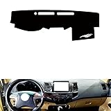 leather dash board cover mat Compatible with Toyota