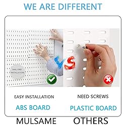 MULSAME Pegboard Combination Kit, Wall Mounted