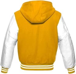 Hooded Varsity Jacket Women, Baseball Letterman