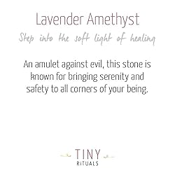 Tiny Rituals LAVENDER AMETHYST ENERGY BRACELET