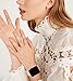 DOBSTFY Sport Band Compatible for iWatch Band 38mm 40mm 42mm 44mm, Soft Silicone Replacement Sport Strap Compatible with Apple Watch Series 4/3/2/1, 38mm 40mm S/M (9 Pack)