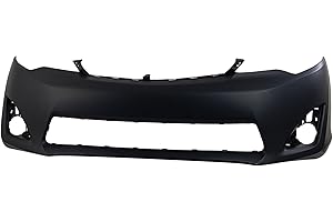 Garage-Pro Front Bumper Cover For 2012-2014 Toyota Camry, Primed, For L/LE/XLE/Hybrid Models, Front