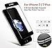iPhone 7 Plus Screen Protector, 321OU Eye-Protected Anti Blue Light Anti-glare Anti-Scratch Anti-Fingerprint Bubble Free 9H HD Tempered Glass for iPhone 7 Plus (iPhone 7 Plus-Black)
