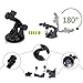 Luxebell Accessories Kit for AKASO EK5000 EK7000 4K WIFI Action Camera Gopro Hero 6 5/Session 5/Hero 4 3 2 1 DBPOWER Apeman Xiaomi Yi