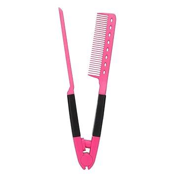 Amazon Com Portable V Type Hair Straightener Plastic Portable