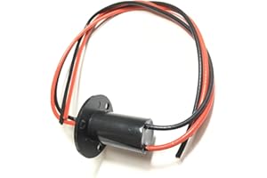 Taidacent 2 Wires 15A 20A 30A 40A 60A Slip Ring Collector Ring Rotary Electrical Contact (30A)