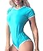 Littleforbig Adult Baby Diaper Lover (ABDL) Button Crotch Romper Onesie Pastel Series Blue XXL
