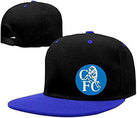 Adult Geek UEFA Champions League Chelsea Football Club Logo Cotton Trucker Hat RoyalBlue One Size For Men And Women