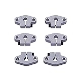 Eowpower 6Pcs Aluminum SHF8 Size 8mm Linear Rod
