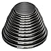 Neewer 11 Pieces Step-up Adapter Ring Set Made of Premium Anodized Aluminum, Includes: 26-30MM 30-37MM 37-43MM 43-52MM 52-55MM 55-58MM 58-62MM 62-67MM 67-72MM 72-77MM 77-82MM (Black)