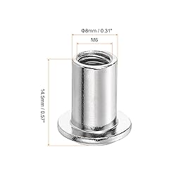 uxcell M6x12mm Hex Socket Head Insert Nut Screw