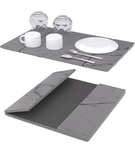 Tapis De Séchage En Pierre TOSORO – Comptoir Cuisine, 40x30 Cm, Terre De Diatomée