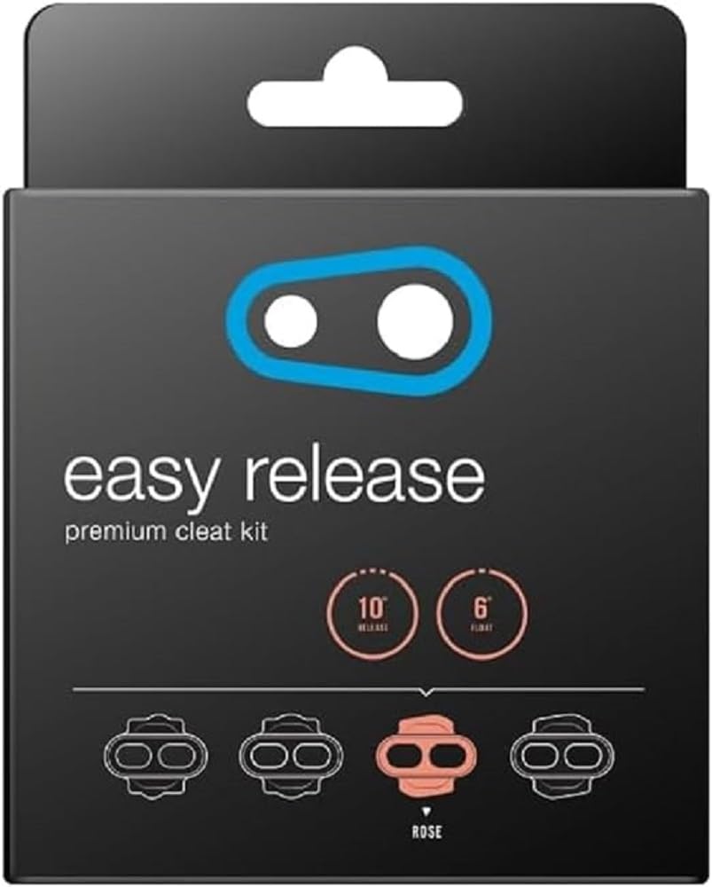 Crankbrothers Pedal Cleat Kit, 6 Degree Release, Black