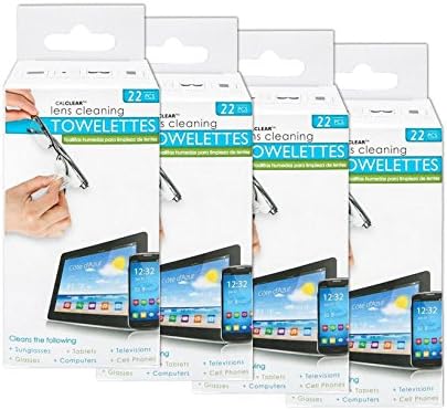 Pre-Moistened Lens Towelettes Cleaner (Pack of 4)
