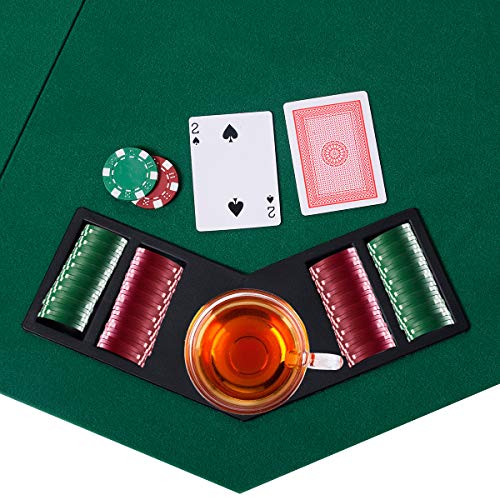 HAPPYGRILL-Folding-Poker-Table-Top-Large-48-Poker-Table-Mat-with-Cup-Holders-for-8-Players-Casino-Texas-Poker-Mat-for-Patio-Garden-Indoor-Outdoor-Family-Game