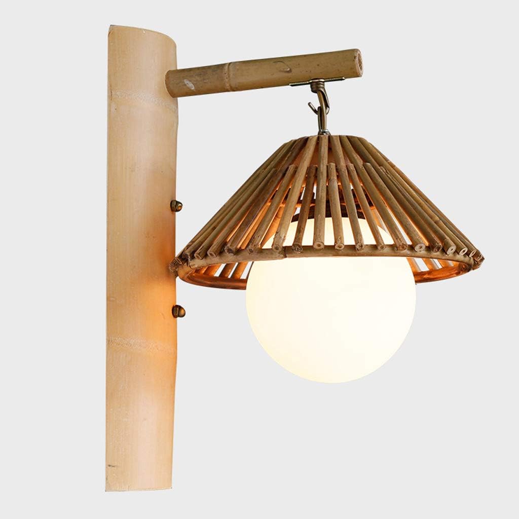 C.K.H. Retro Decorative Wall Lamp Inn Restaurant Bamboo Lamp Creative Cottage Tea Lamp Simple Bamboo Japanese Wall Lamp