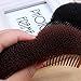 Women's Hair Clip Styling Bun Maker Braid Tool Hair Hairstyling Hair Comb Styling Brown