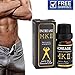 CYCTECH Male Growth Penis Massage Oil Essential Bigger Longer Delay Herbal Enlargement Oil Product For Men 10ML (Brown)
