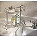 iDesign Axis Free Standing Bathroom Storage Shelves for Towels, Soap, Candles, Tissues, Lotion, Accessories - 2 Tiers, XL, Chrome