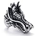 KONOV Vintage Gothic Dragon Stainless Steel Biker Mens Ring