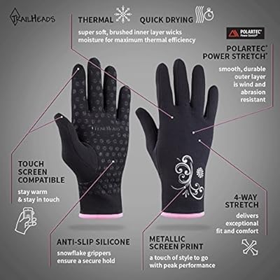 womens winter running gloves