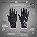 TrailHeads Womens Running Gloves - Touchscreen Gloves - Running Accessories for Women Winter - Hiking, Biking, Sports - Black/Fast Pink (Small)