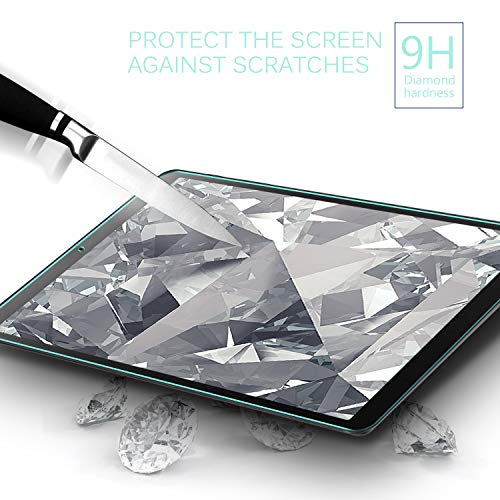 IVSO Screen Protector for Samsung Galaxy Tab A 10.1 2019,No-Bubble 9H Hardness Tempered Glass Screen Protector for Samsung Galaxy Tab A 10.1 Inch SM-T510,SM-T515 2019 Release Tablet - Thumbnail 4