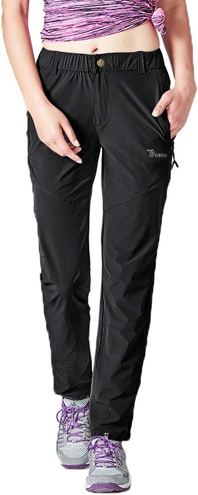 Gopune Women's Outdoor Hiking Pants Lightweight Quick Dry Water Resistant Mountain Trouser : Sports & Outdoors