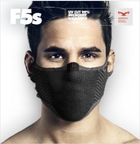 NAROO MASK F5s(ナルーマスク) 花粉対応スポーツ用フェイスマスク