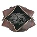 Polare Mens Vintage Leather Duffel Overnight Travel Duffle Weekender Bag With YKK Metal Zippers (X-large 23.2'')