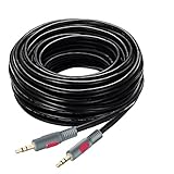 Aux Cord 30 Feet,Ruaeoda 3.5mm to 3.5 mm 1/8 Shielded AUX Headphone Cable Extension Male to Male Outdoor Auxillary Stereo Audio Cable Cord