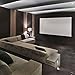 FUN 100 inch Projection Screen 16:9 HD Portable Movies Screen PVC Fabric for Projector Home Theater Outdoor