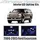 XtremeVision Ford Excursion 2000-2005 (12 Pieces) Pure White Premium Interior LED Kit Package + Installation Tool