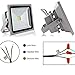 LEDMO 50w Flood Lights 1.0 Waterproof IP65 for Outdoor, 6000K, 4000LM, 250W Halogen Equivalent, Security Lights, Flood Light, Daylight White