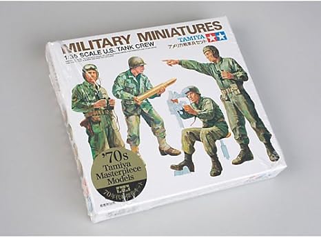 Amazon タミヤ 1 35 ミリタリーミニチュアシリーズ No 4 アメリカ陸軍 戦車兵セット プラモデル プラモデル 通販