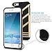 iPhone 6s Plus Case, iPhone 6 Plus case - MoMoCity Anti-Slip Shock Absorption Cover Dual-Layer PC + TPU Case for iPhone 6 Plus& 6s Plus 5.5 inch Black & Gold