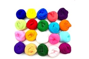 Lmlliang 20 Colors Set Nylon Stockings Flower,Mesh Flower for DIY Flower Making Each 23" Inch(60cm)