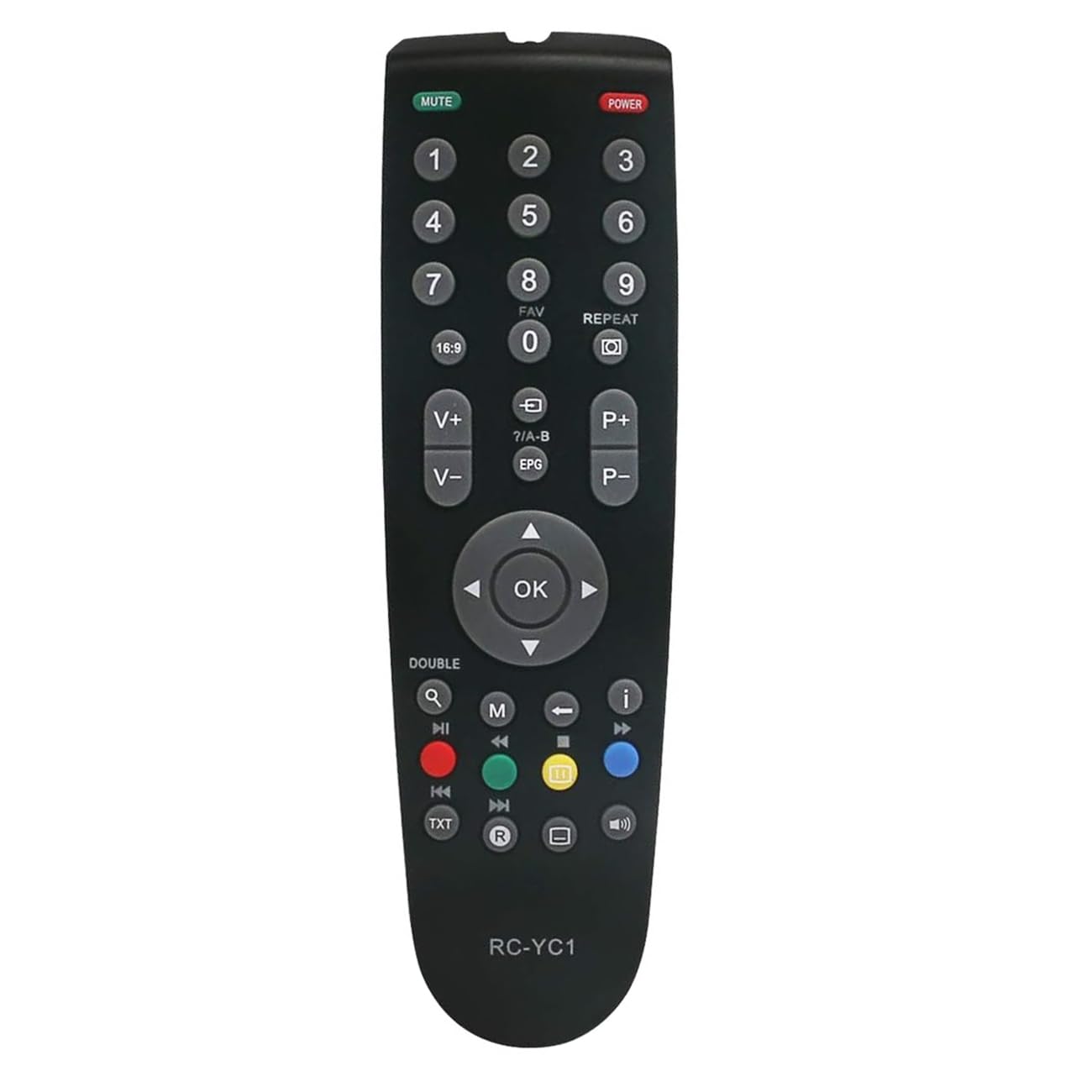 ALLIMITY Remote Control Replace fit for Grundig 32GLX3002T RC-GD1 32GLX3100T2 RC-23 32GLX3101T2 RC-YC1 32GLX3102C 32GLX4000 32LHD72DVB-T 32VLC4010C 32VLE4300BA