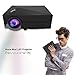 LeFun Video Projector, 1080P HD Supported Mini LCD LED Full Color Multimedia Home Theater Games Outdoor Movie Portable Projector
