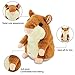 Talking Hamster Repeats What You Say Plush Interactive Toys Electronic Hamster Mouse for Kids Birthday Christmas Gift (Brown)