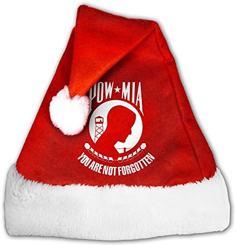 POW MIA You Are Not Forgotten Non-woven Pleuche Classic Felt Christmas Hat Party Accessory For Childrens And Adults