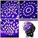 SOLMORE LED UV Black Light 3W Disco Ball Party Lights DJ Lights Sound Activated Strobe Light Stage Lighting for House Party Nightclub Karaoke Dance Wedding Ballroom Halloween Event(with Remote)