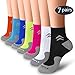 Compression Socks for Women and Men, Compression ankle Socks, regular wear, fashion wear -Say Goodbye to your Pain(Assort4-7pack-L/XL)
